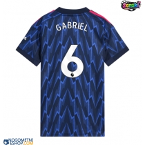 Ženski Nogometni dresi Arsenal Gabriel Magalhaes #6 Gostujoči 2025-26 Kratek Rokav